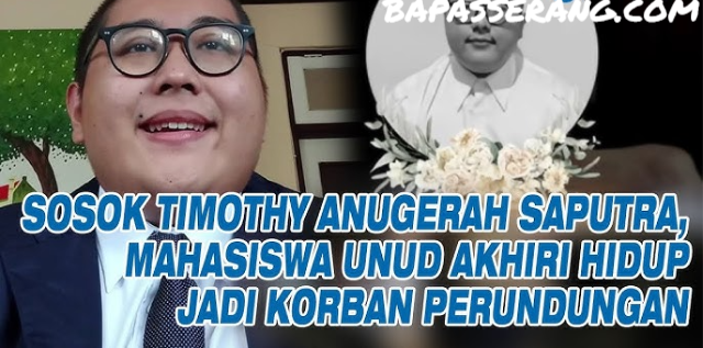 Timothy Anugerah Unud bunuh diri