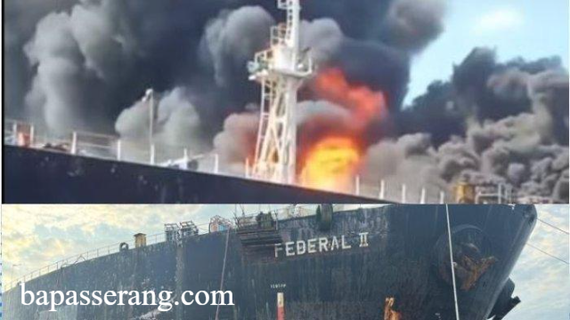 kebakaran kapal Federal di Batam
